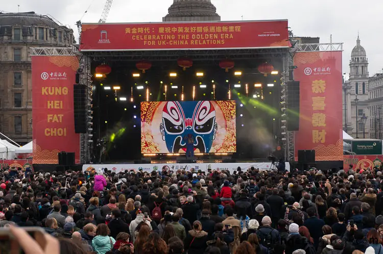 Chinese Performer New year London