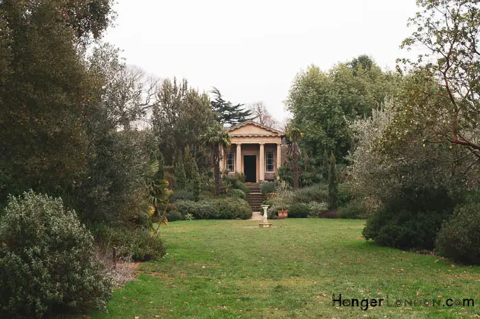 Kew Gardens' Winter Charm: Exploring Holly & Hazel 23 Temple in the Med Kew