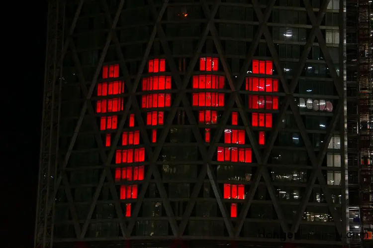 Herats on a London Sky Scraper