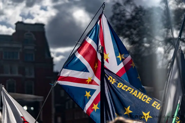 Brexit Culture: Flags and Signs Speak Out 17 Union Jack and EU flag