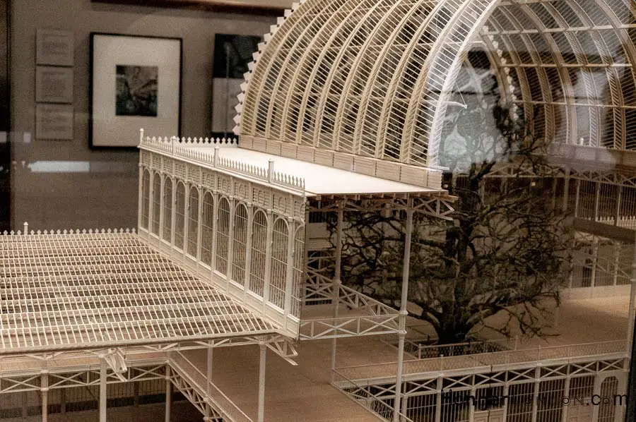 model of part of the Crystal Palace Structure at the V&A Museum