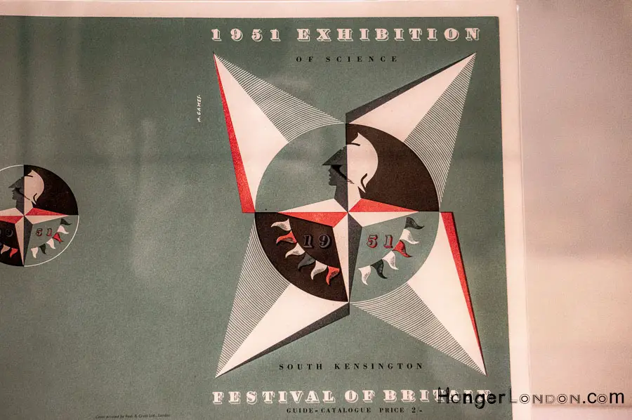 1951 Festival of Britain - The Rebuilding of a Nation 6 Poster for the Festival of Britan can be found at the V&A Museum