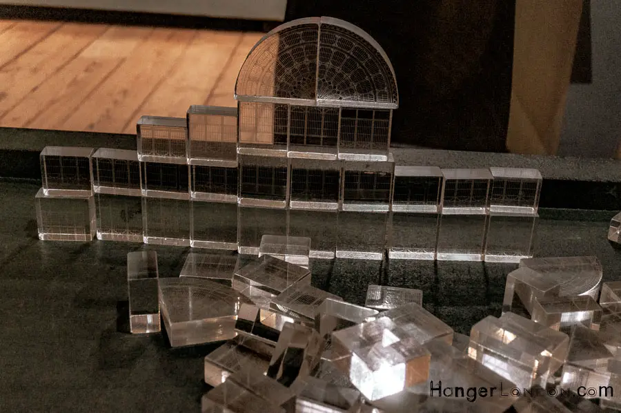 Transparent building bricks to build Crystal Palace V&A Museum
