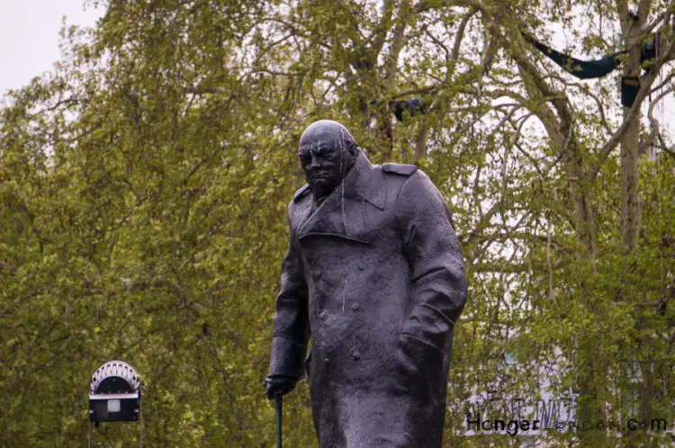 Parliament Square Churchill statue