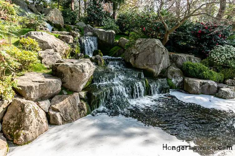 The Untold Story of Holland Park: A History Beyond the Crown 16 Japanese inspired waterfall