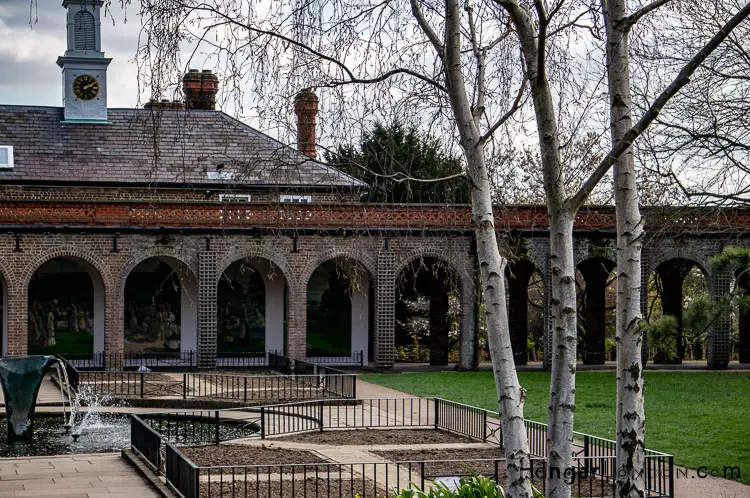 Holland Park vista archways