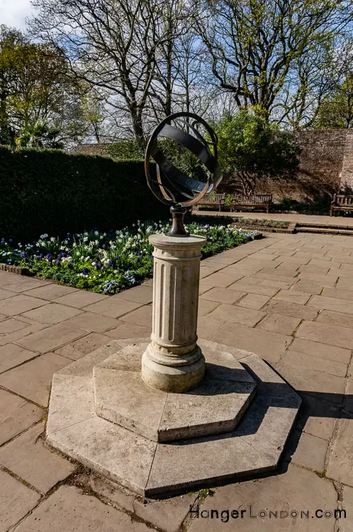 Oliver Gero Sundial Sphere in Holland Park