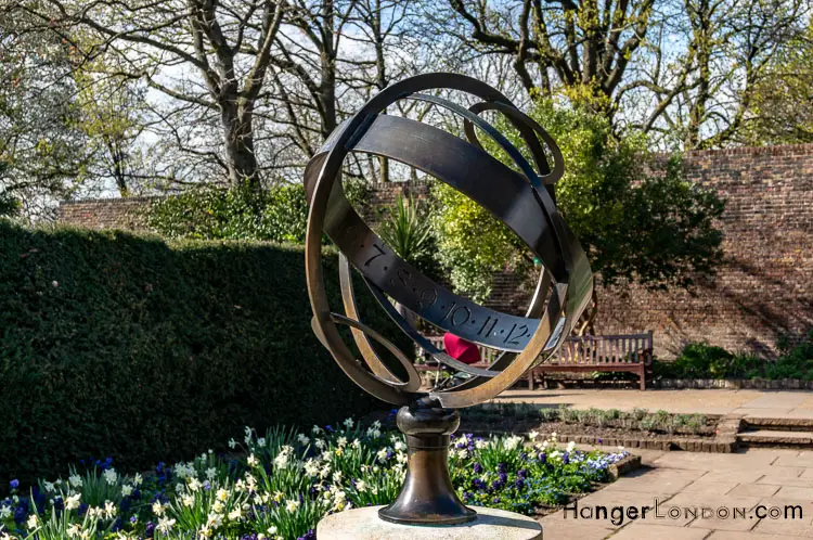 Type of Sundial Armillary Sphere Holland park sculpture