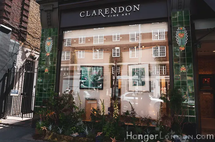 Fine art Clarendon Chelsea shop front 