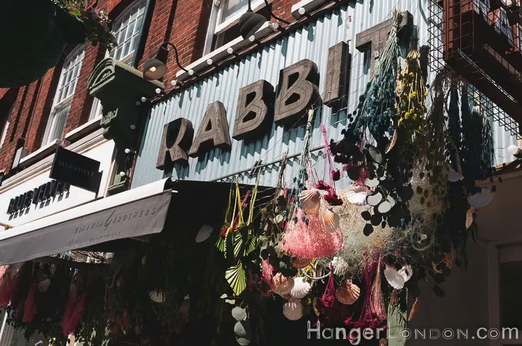 The definitive list of all 88 entries at RHS Chelsea in Bloom 2019 Flower Show 77 Window dressing at Rabbit store Chelsea