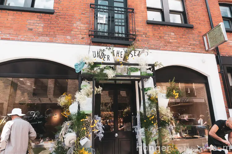 The definitive list of all 88 entries at RHS Chelsea in Bloom 2019 Flower Show 92 Under the sea is The Sea, The Sea, shop front