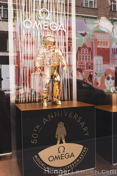 London Celebrates: 50 years of the Moon Landing - APOLLO 11 - 4 Omega 50 yrs moon