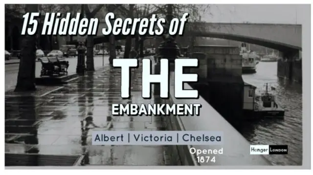 Victoria Embankment opened 9th may 1874 here are some hidden facts