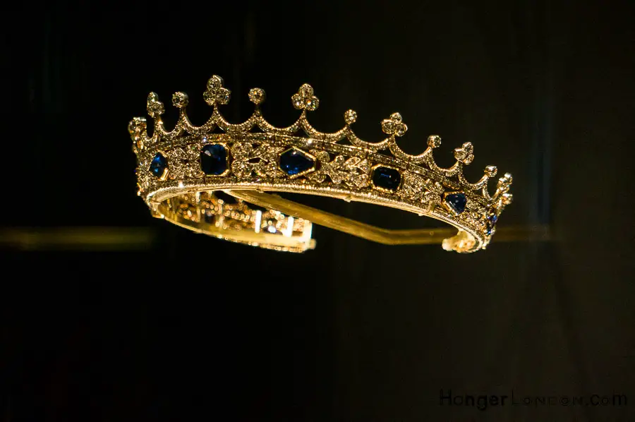 Queen Victoria's Crown Sapphire Coronet Tiara - Alberts gift 1 Designed by Albert and given to his wife Queen Victoria in 1840