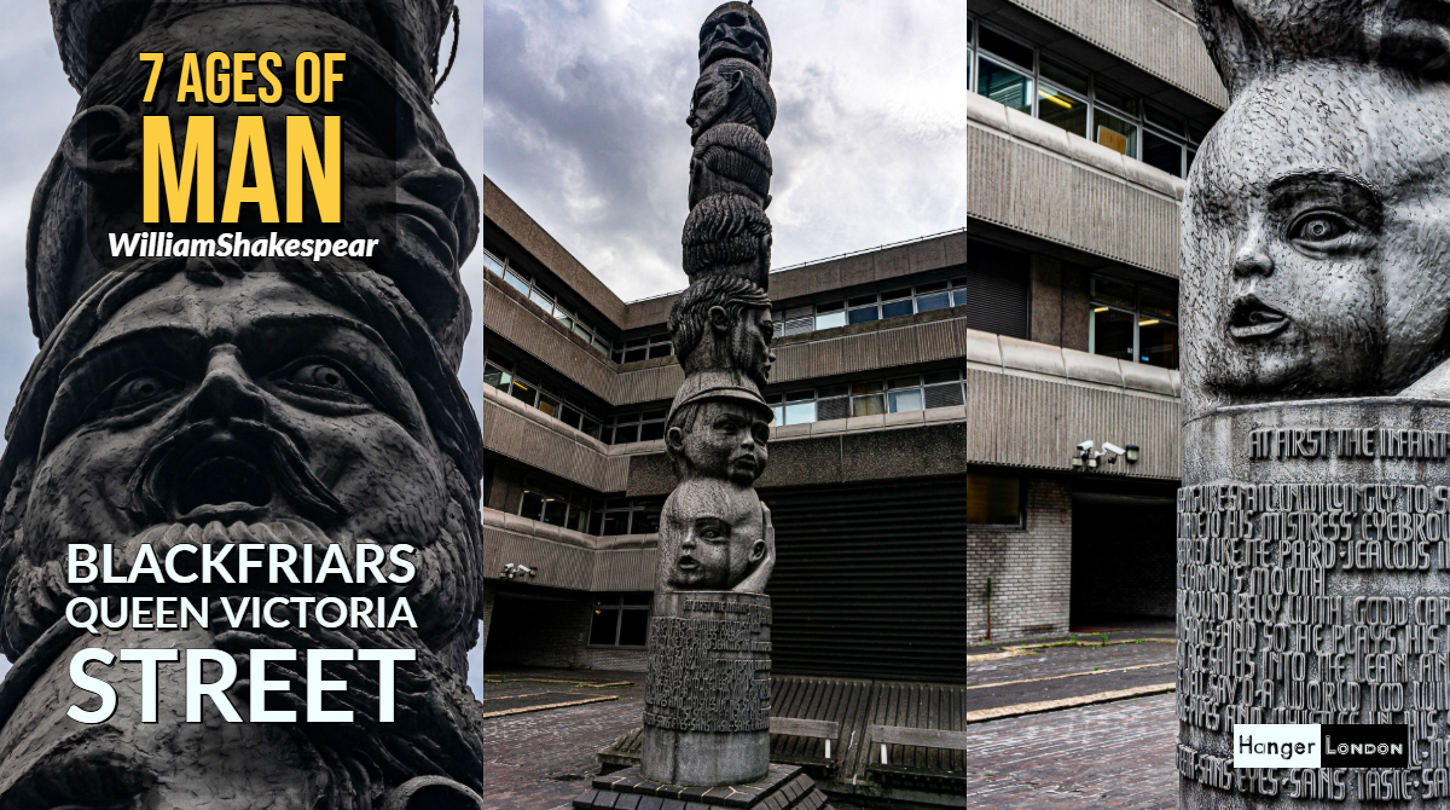 History of London Explored 2 7 ages of man shakespear sculpture