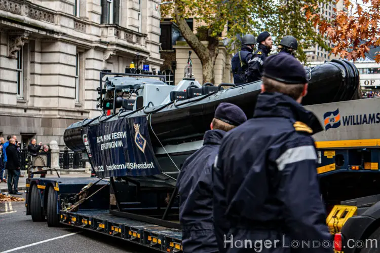 Fast Patrol Boat on Trailer Lord Mayors Show