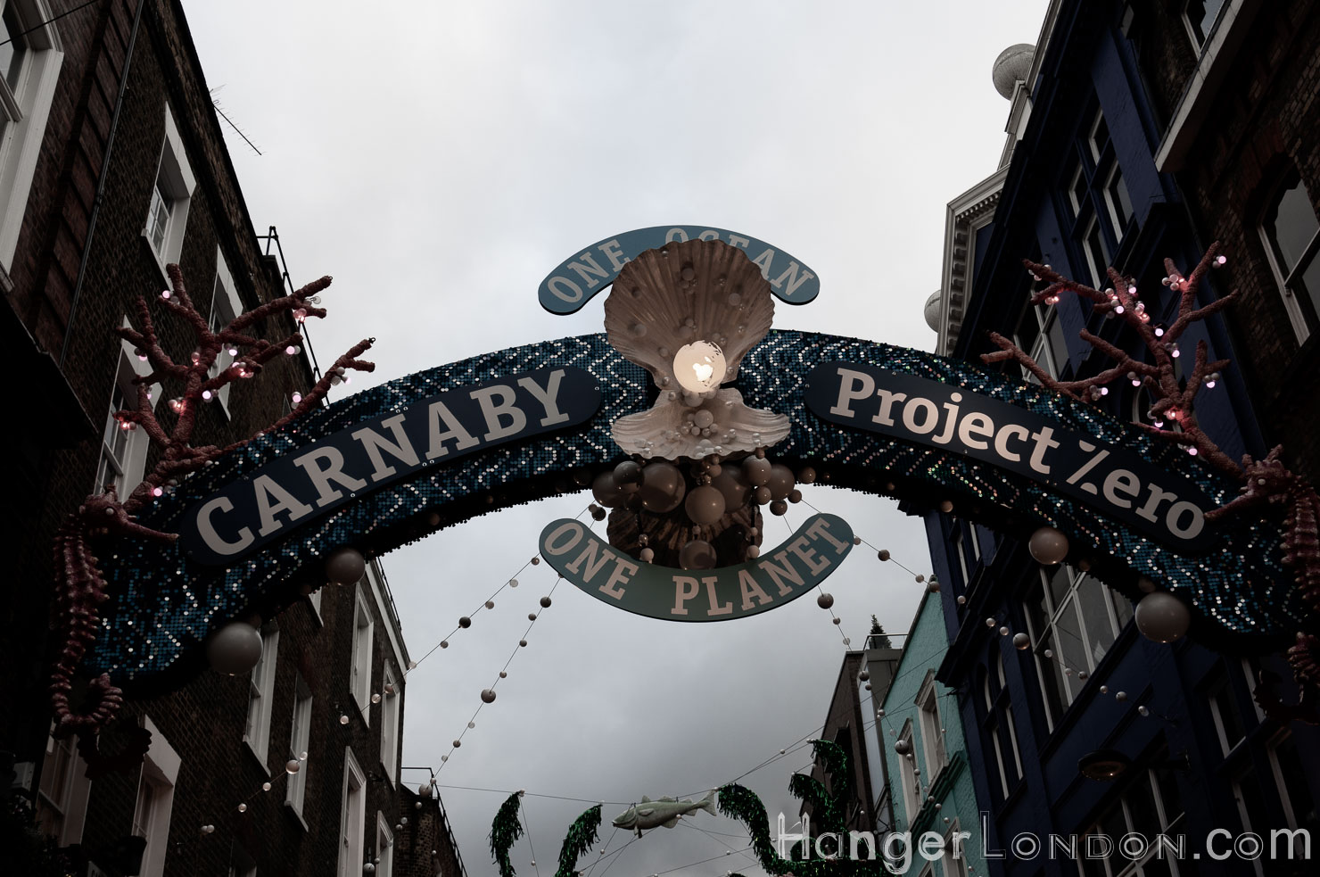 A Festive Farewell: London's Last Christmas Before Covid-19 31 Carnaby St Winter one planet message