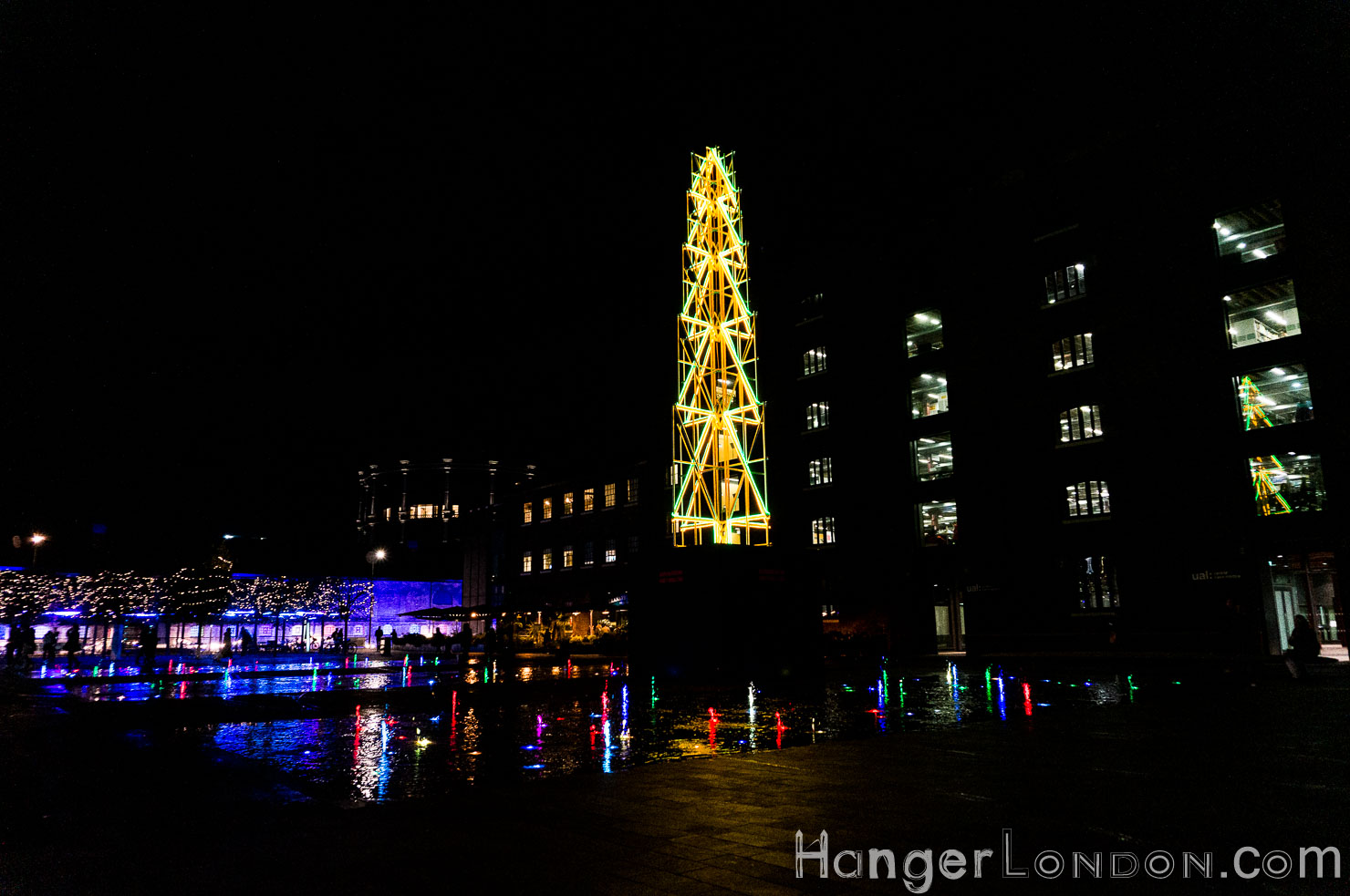 Granary Square Christmas tree 2019