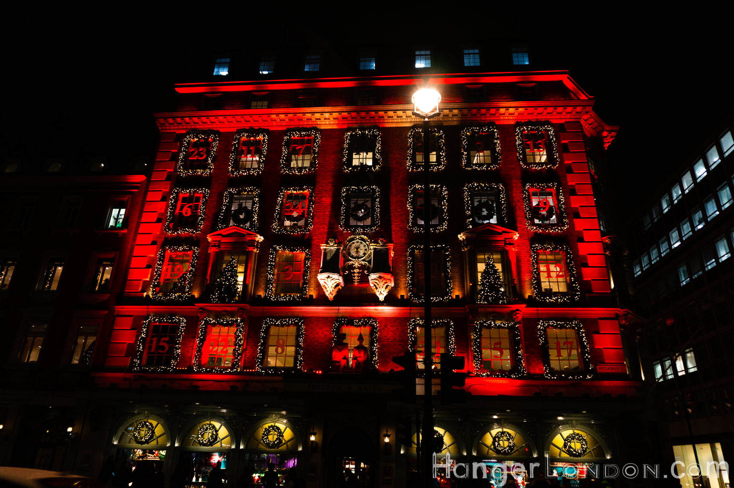 Fortnum & Mason Advent Caldener shop front