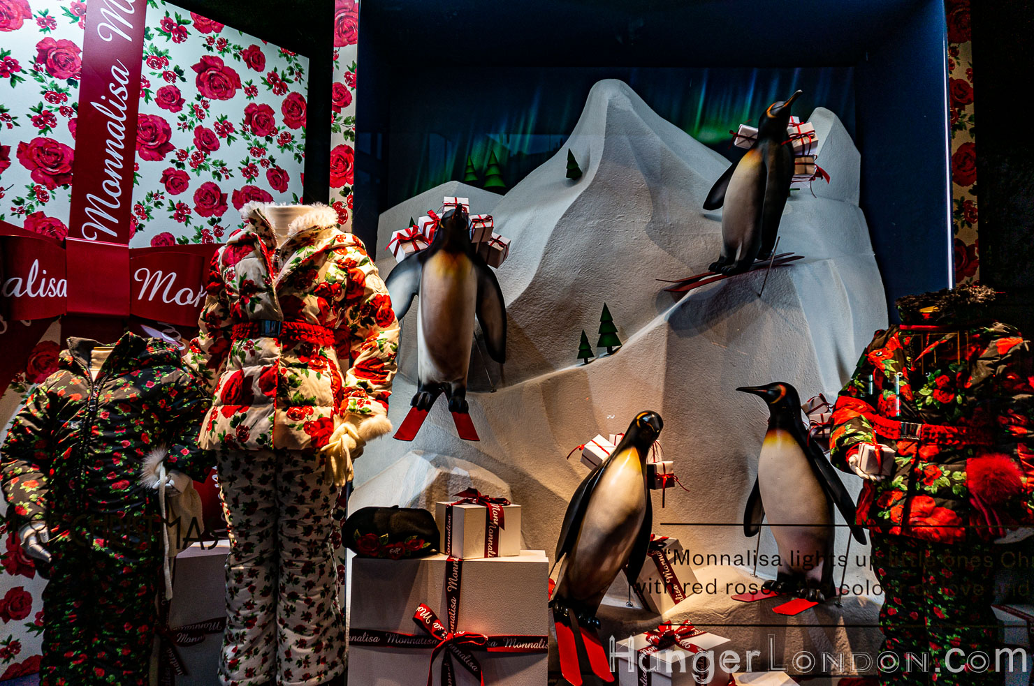 A Festive Farewell: London's Last Christmas Before Covid-19 22 Harrods Penguin window