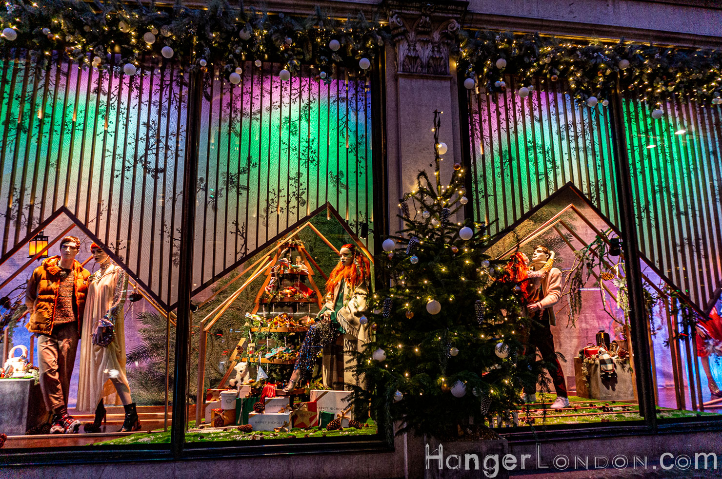 A Festive Farewell: London's Last Christmas Before Covid-19 13 Harvey Nichols winter window