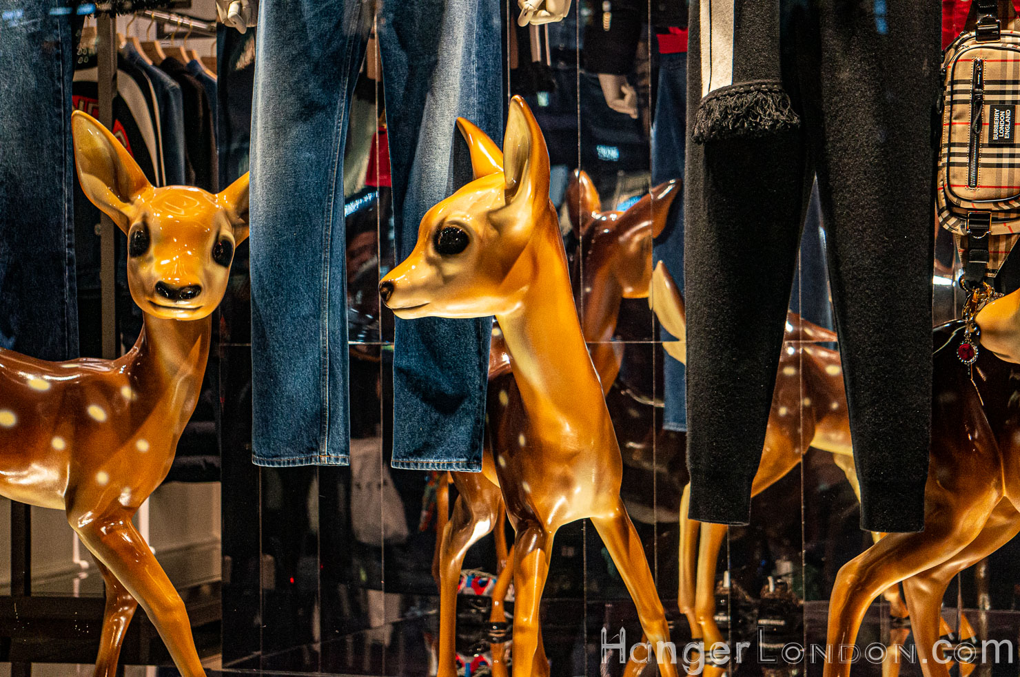A Festive Farewell: London's Last Christmas Before Covid-19 12 Burberry Christmas decoration baby deer