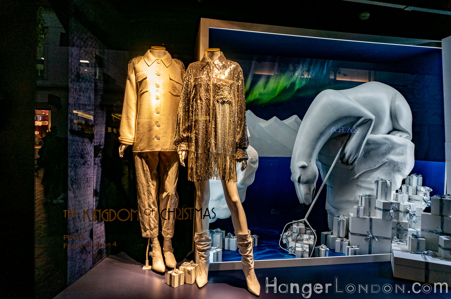 A Festive Farewell: London's Last Christmas Before Covid-19 24 Harrods Polar Glitz window