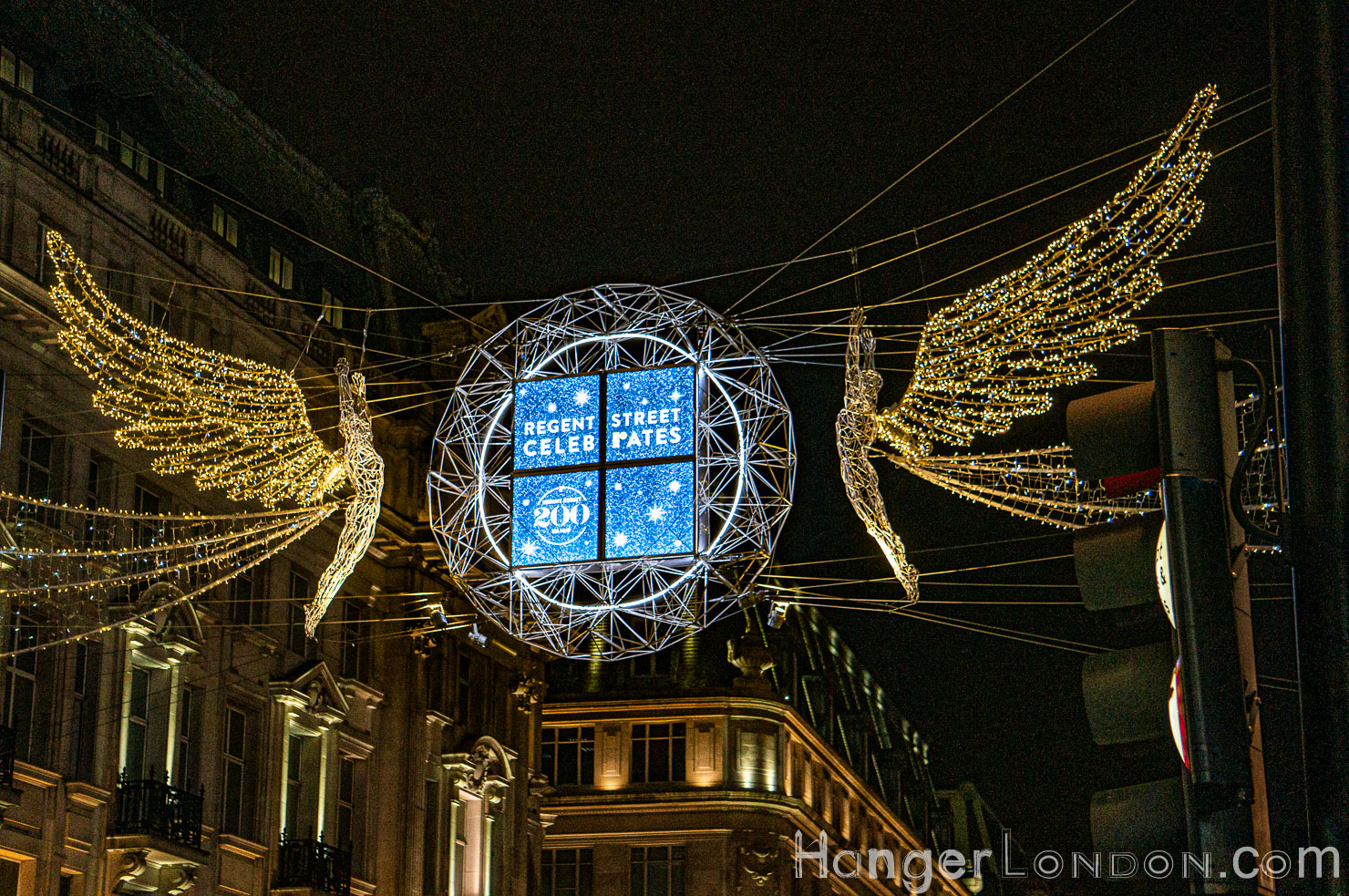 Regent St 200 years Christmas Lights