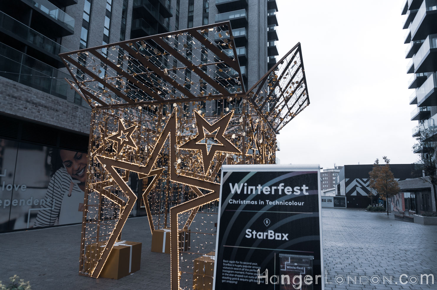 Wembley Park Winterfest Light Trail Tech Explored 10 day time starbox wembley park