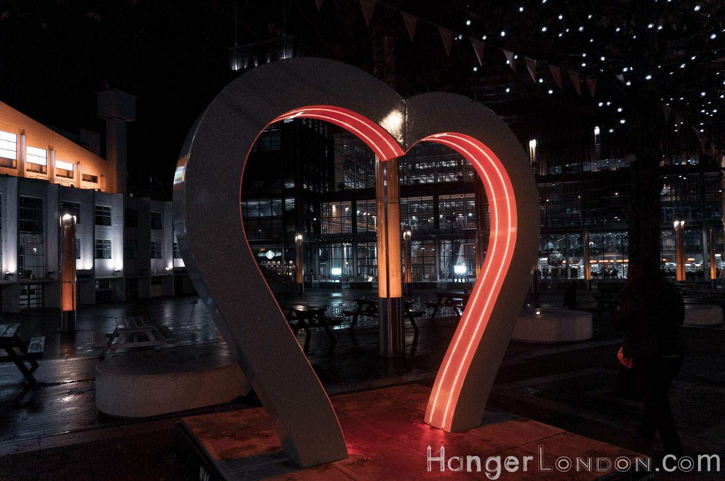 Love spot illumination Wembley Park