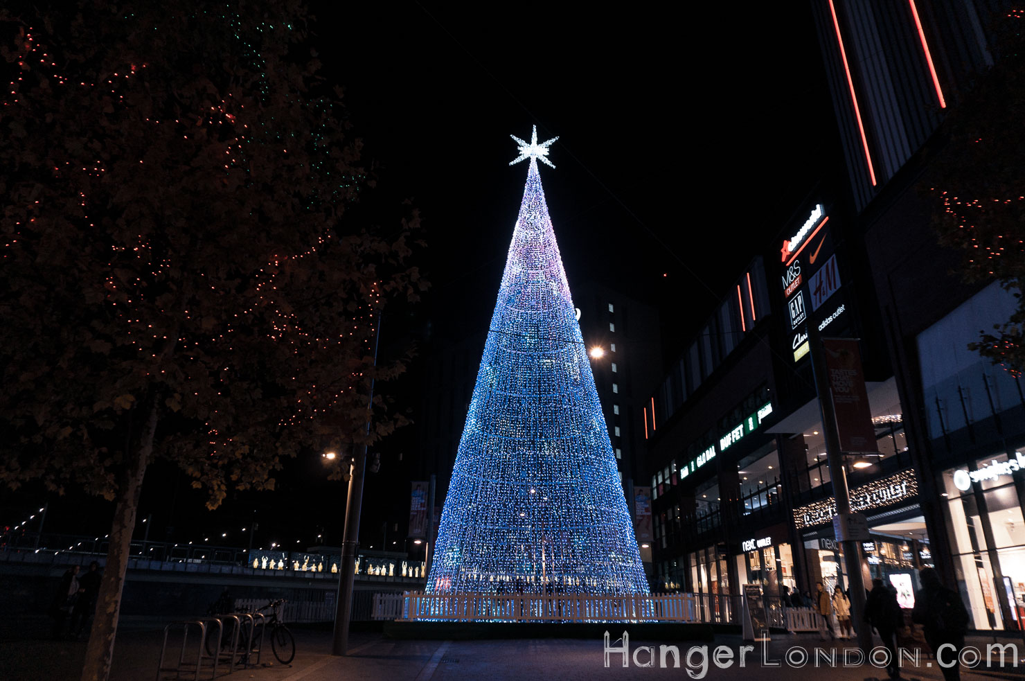 Wembley Park Winterfest Light Trail Tech Explored 14 Elyne legarnisson Hopeful tree Winterfest 2019