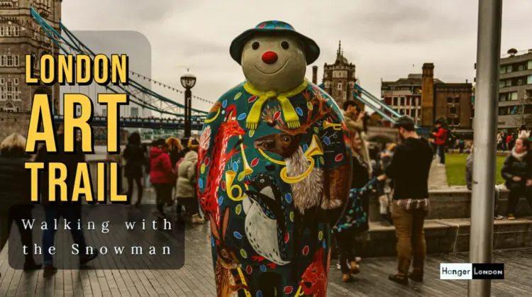 walking with the snowman art trail