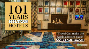 101 years of hilton hotel