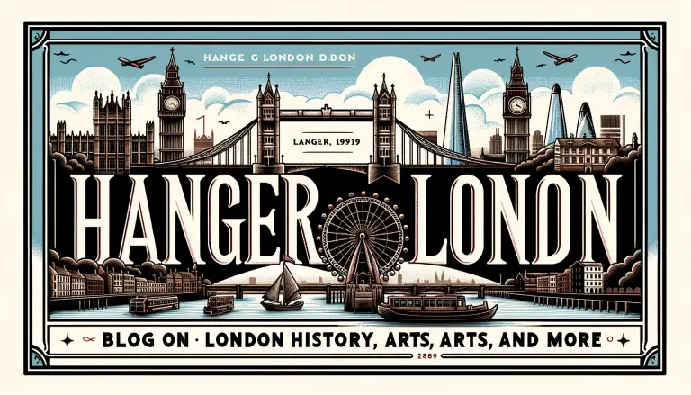 illustration with London skyline showcasing iconic landmarks like the Tower Bridge, Big Ben, and the London Eye